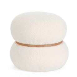 Pouf Mirka, blanc