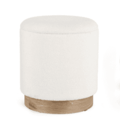 Pouf Zo, coffre blanc