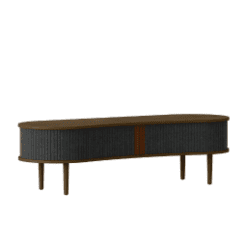 Banc / Meuble TV, Auda, chêne foncé, Ombre