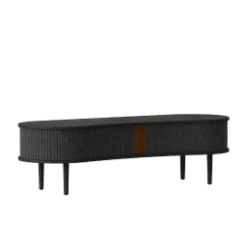 Banc / Meuble TV, Auda, chêne noir, Ombre