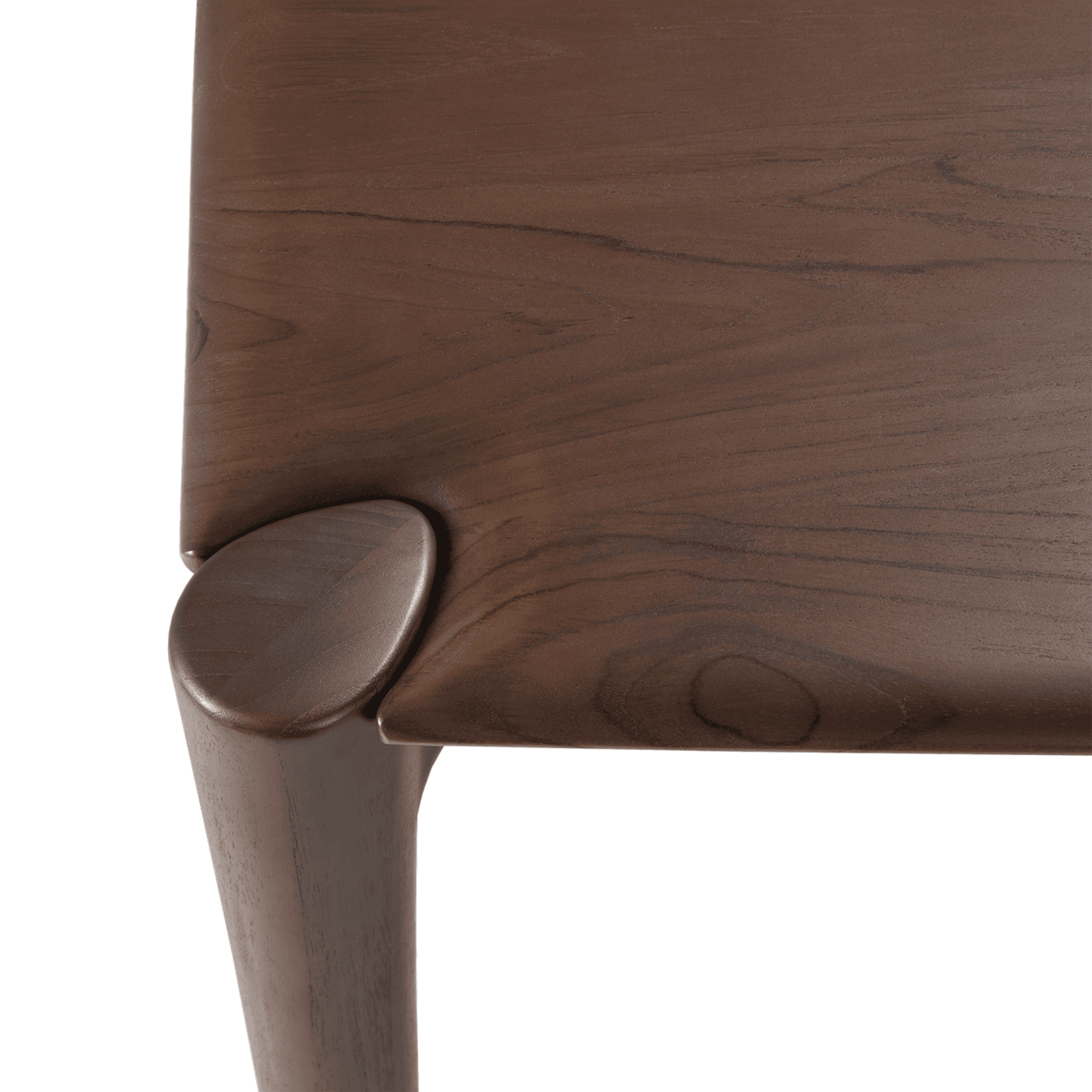Table PI, teck brun - Ethnicraft – Image 3