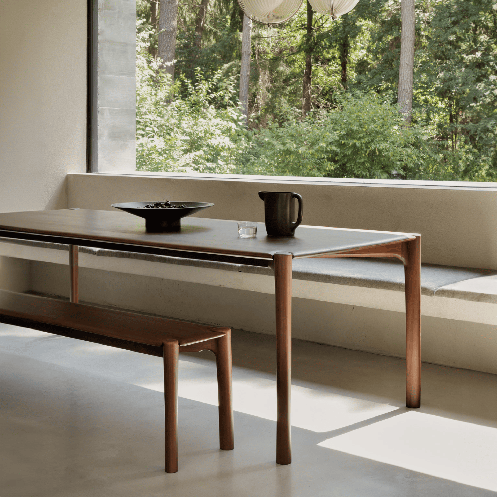 Table PI, teck brun - Ethnicraft – Image 5