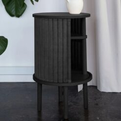 table d'appoint chêne noir