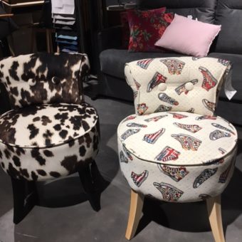 Poufs, fauteuils originaux Galerie Alréenne