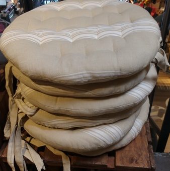 galettes rondes pour chaises