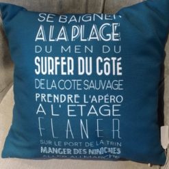 coussin ambiance bord de mer galerie Alréenne Auray
