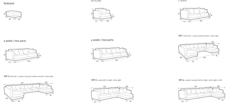 Canapes Colorado Sits