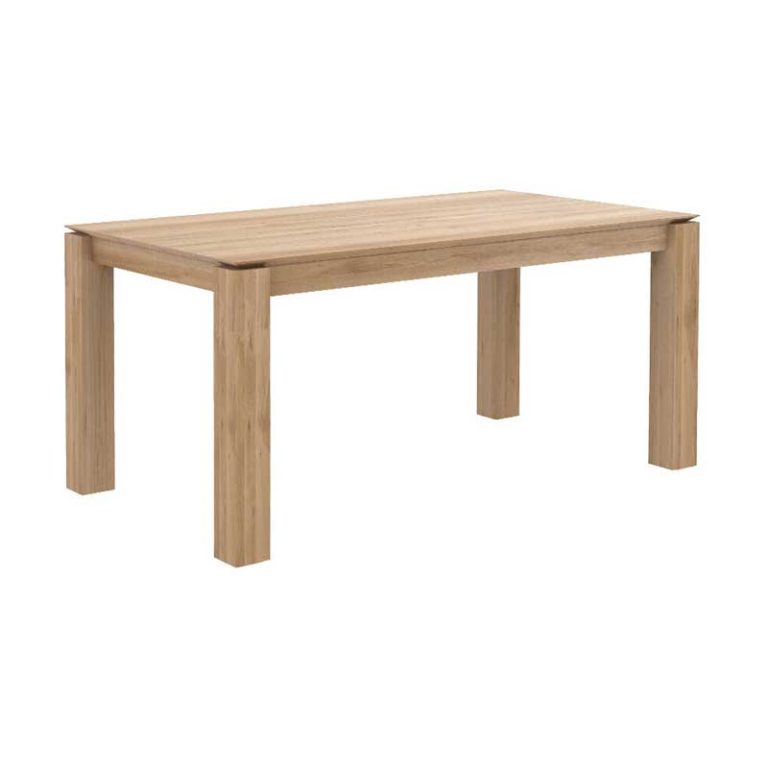 Table à rallonge Slice en chêne Ethnicraft La Galerie Alréenne