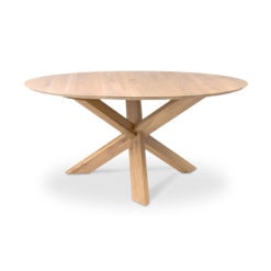 table circle en chene ethnicraft