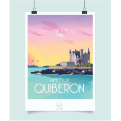 affiche quiberon de la poutre