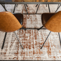 Tapis Mad Men Terracotta De Poortere galerie alréenne auray 56