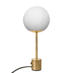 lampe blanc pied or la case du cousin paul galerie alréenne auray 56