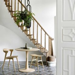 table haute torsion en chêne ethnicraft