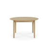table bok ronde à rallonge en chene ethnicraft