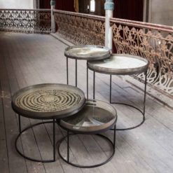 table basse pour plateau rond XL ethnicraft