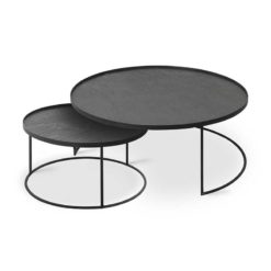 set de tables basses pour plateaux ronds L/XL ethnicraft