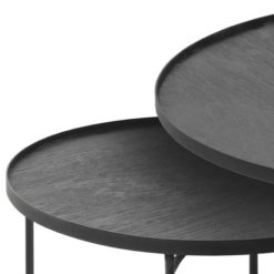 set de tables basses pour plateaux ronds L/XL ethnicraft
