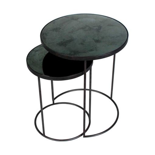 table d'appoint gigognes charcoal ethnicraft