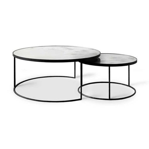 tables basses gigognes nesting clear ethnicraft