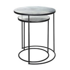 tables d'appoint gigognes nesting clear ethnicraft