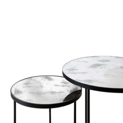 tables d'appoint gigognes nesting clear ethnicraft