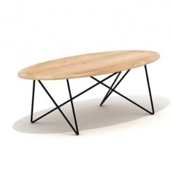 table basse orb en chene ethnicraft