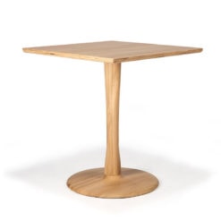table torsion carré en chêne ethnicraft