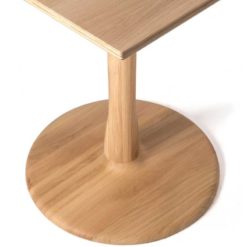 table torsion carré en chêne ethnicraft