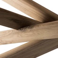 table mikado ovale en chêne ethnicraft