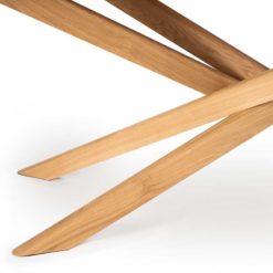 table basse ovale mikado ethnicraft