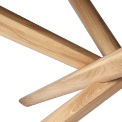 table mikado ronde en chêne ethnicraft