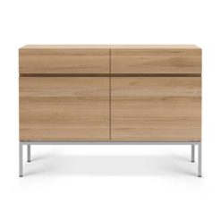 buffet ligna en chene 2 portes 2 tiroirs ethnicraft