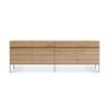 buffet ligna en chene 4 portes 4 tiroirs ethnicraft