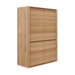 armoire shadow en chene 4 portes ethnicraft