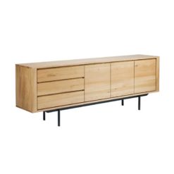 buffet shadow en chene 3 portes 3 tiroirs ethnicraft