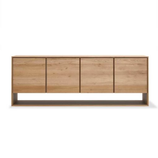 buffet nordic en chene 4 portes ethnicraft