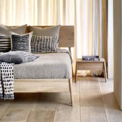 table de chevet air 1 tiroir en chene ethnicraft