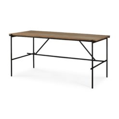 bureau oscar en chêne, teck ethnicraft galerie alréenne auray 56