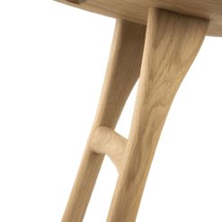 Tabouret Osso en chêne ethnicraft galerie alréenne auray 56
