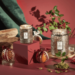 Bougie Gilt Pomander & hinoki - Voluspa galerie alréenne auray 56