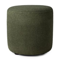 Pouf barrow pine green fabric Ethnicraft galerie alréenne auray 56