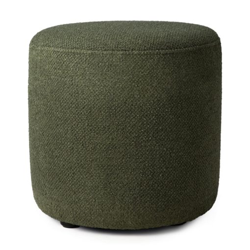 Pouf barrow pine green fabric Ethnicraft galerie alréenne auray 56