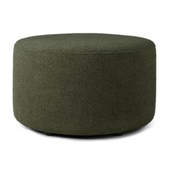 Pouf barrow pine green fabric Ethnicraft galerie alréenne auray 56