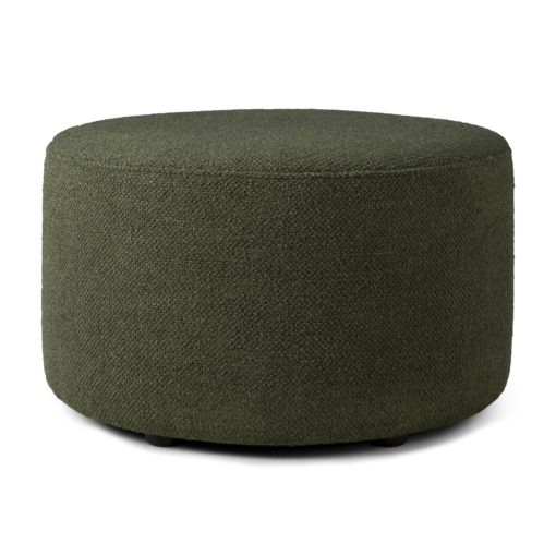 Pouf barrow pine green fabric Ethnicraft galerie alréenne auray 56