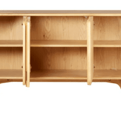 Meuble bas 3 portes en chêne zago galerie alréenne auray 56