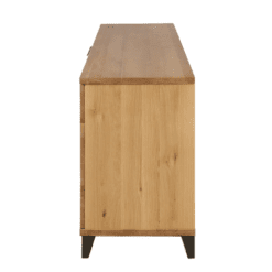 Buffet en chêne, pied en métal, zago, galerie alréenne auray 56