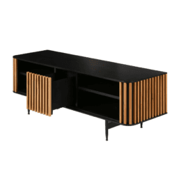 Meuble TV Linéa avec placage en chêne zago galerie alréenne auray 56