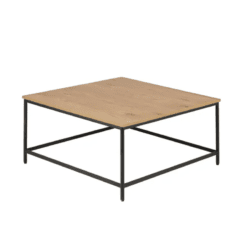 Table basse carré en chêne ALLURE zago galerie alréenne auray 56