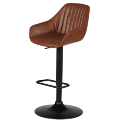 Chaise haute cuir Moss zago galerie alréenne auray 56