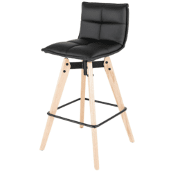 Chaise haute cuir Maé zago galerie alréenne auray 56